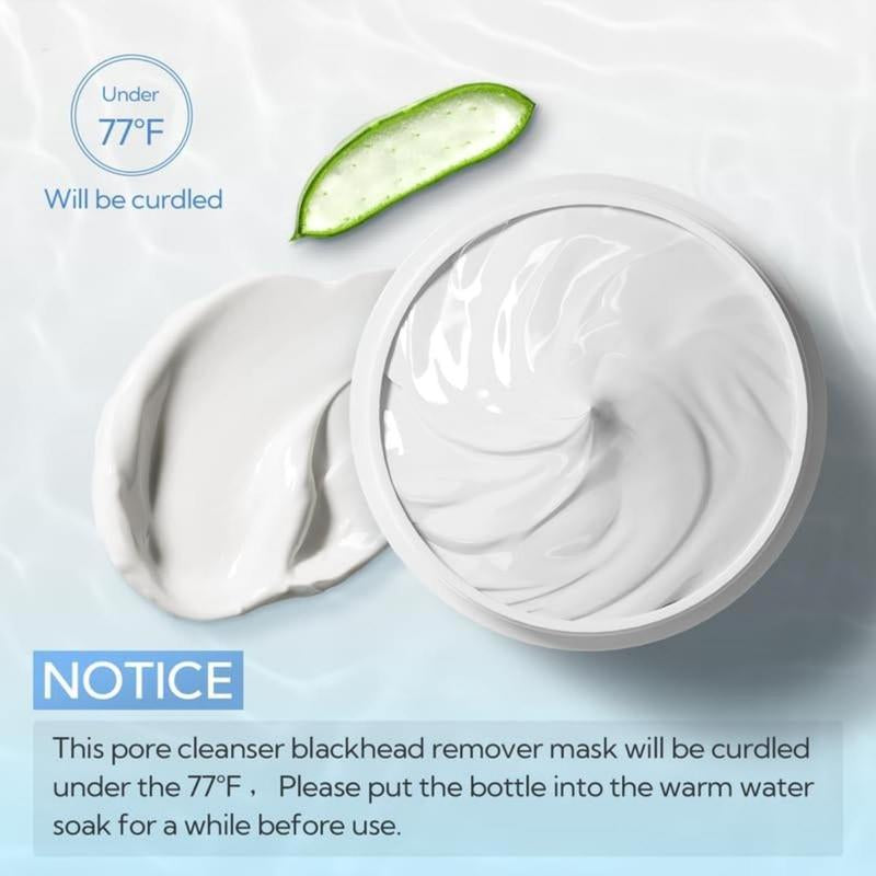 Blackheads & Whiteheads Removal Mask with 60-Count Strips, Blackhead Remover Peel off Mask, Nose Plants Pore Cleanser Purifying Face Mask(1.05Oz/30G)